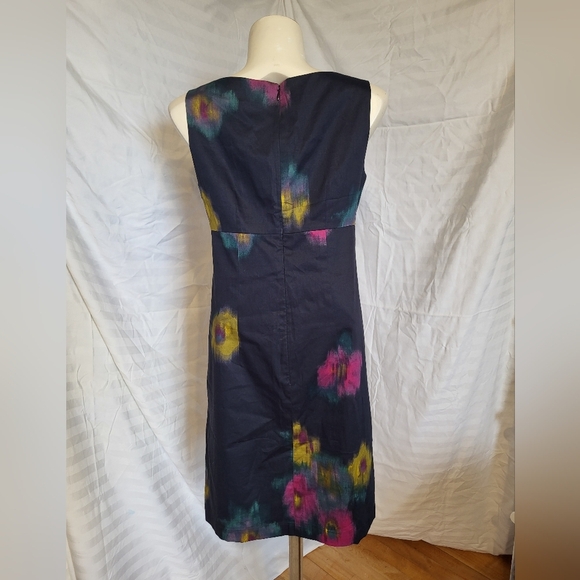 LOFT Elegant Blue Floral Dress, Size 6P - Picture 2 of 5